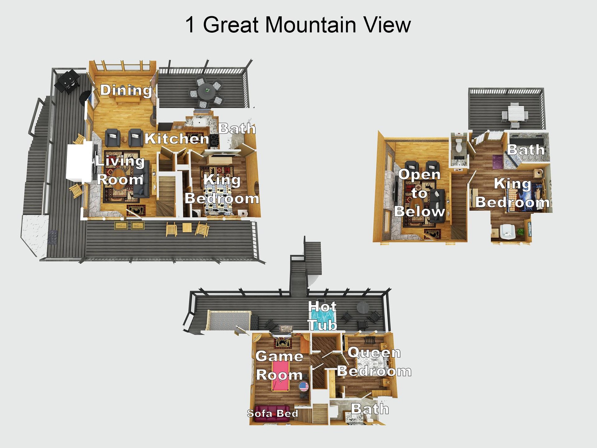 1 Great Mountain View Floor Plan