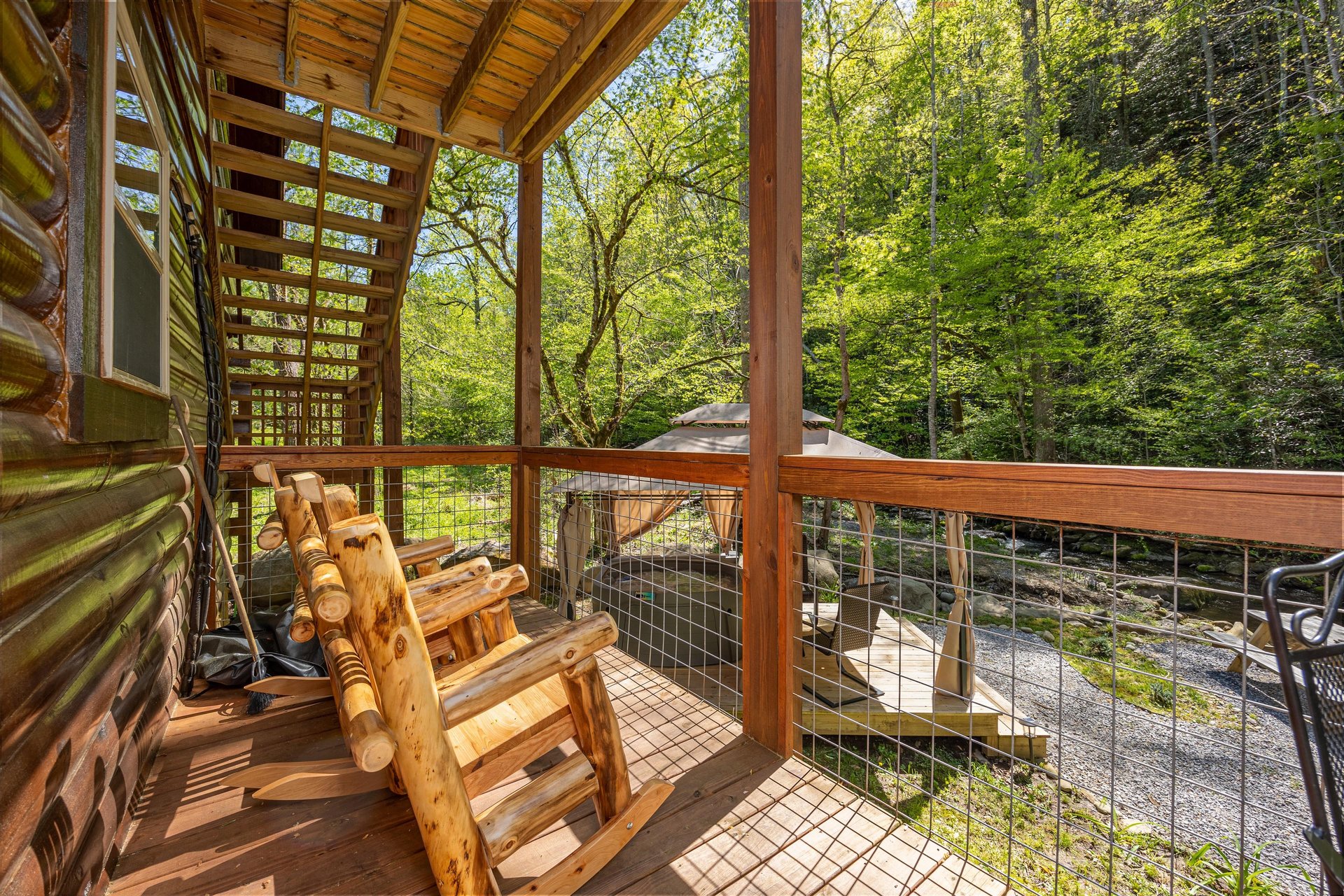 Deck rocking chairs