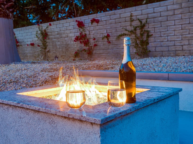 The perfect spot for a glass of wine