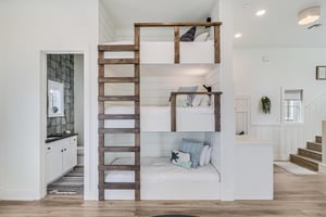 Secondary Living Area with Triple Twin Bunk and Queen PullOut C