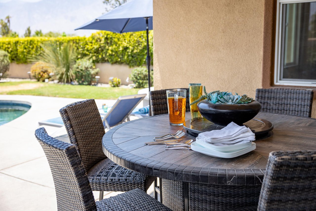 Covered al fresco dining