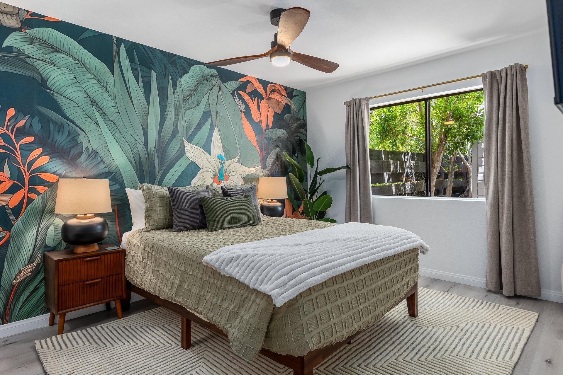 Comfortable guest bedroom