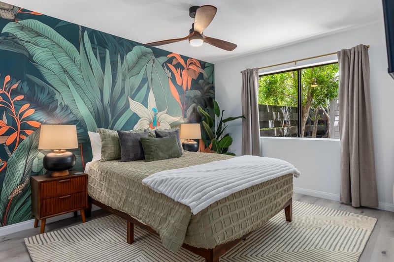 Comfortable guest bedroom