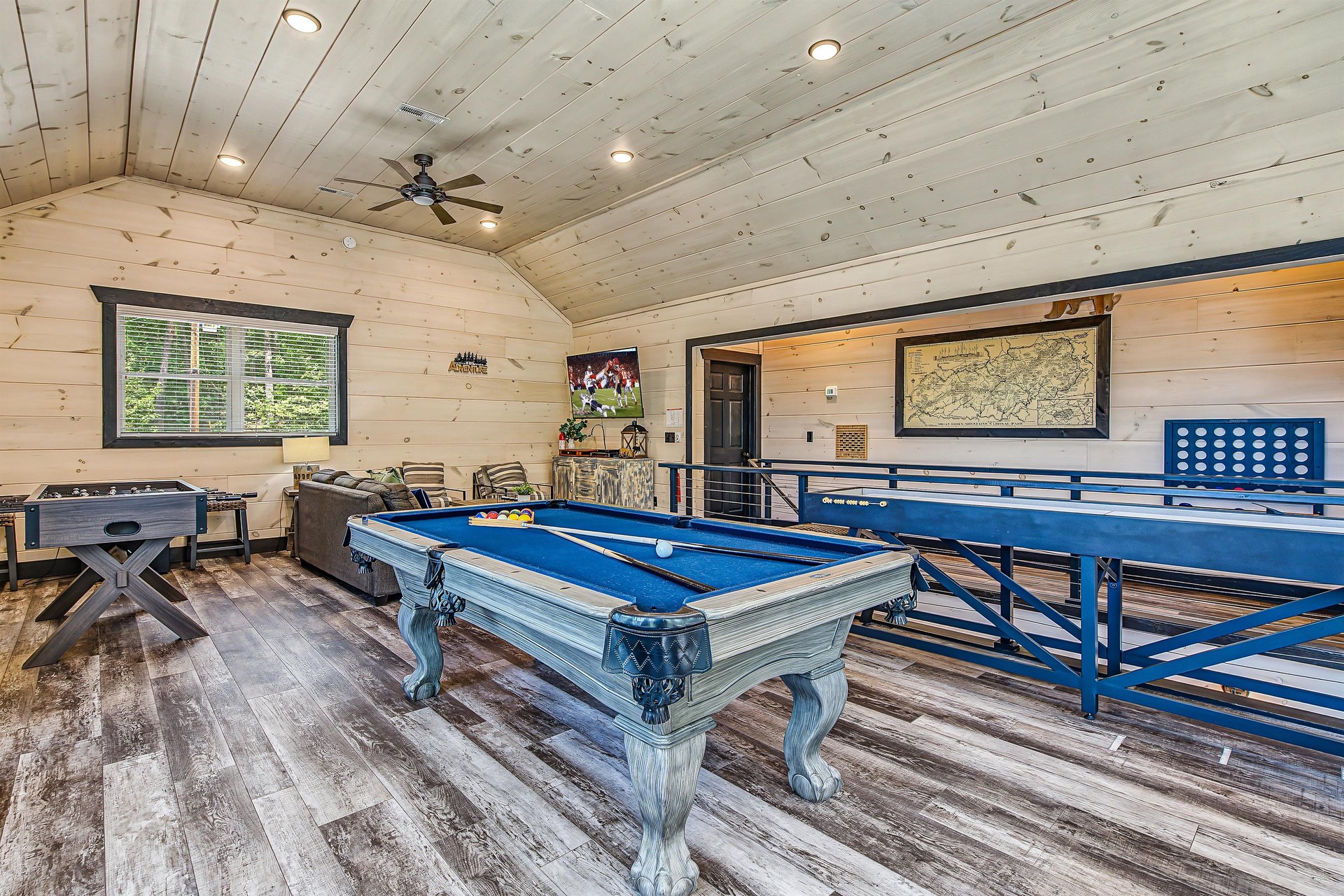 Upstairs Game room