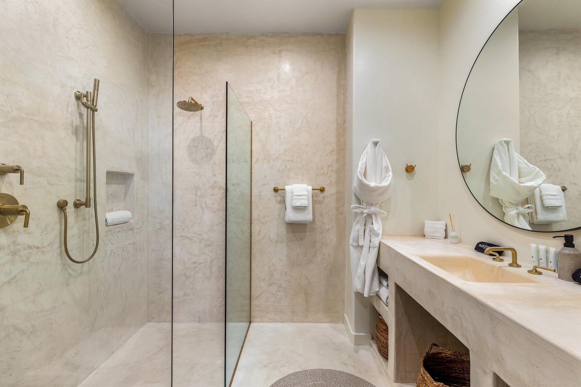 Waterfall shower