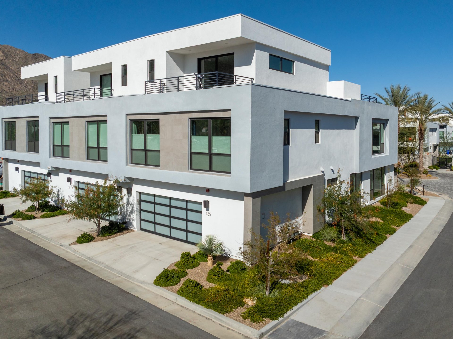 Modern threestory property