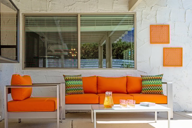 Enjoy the outdoor living spaces