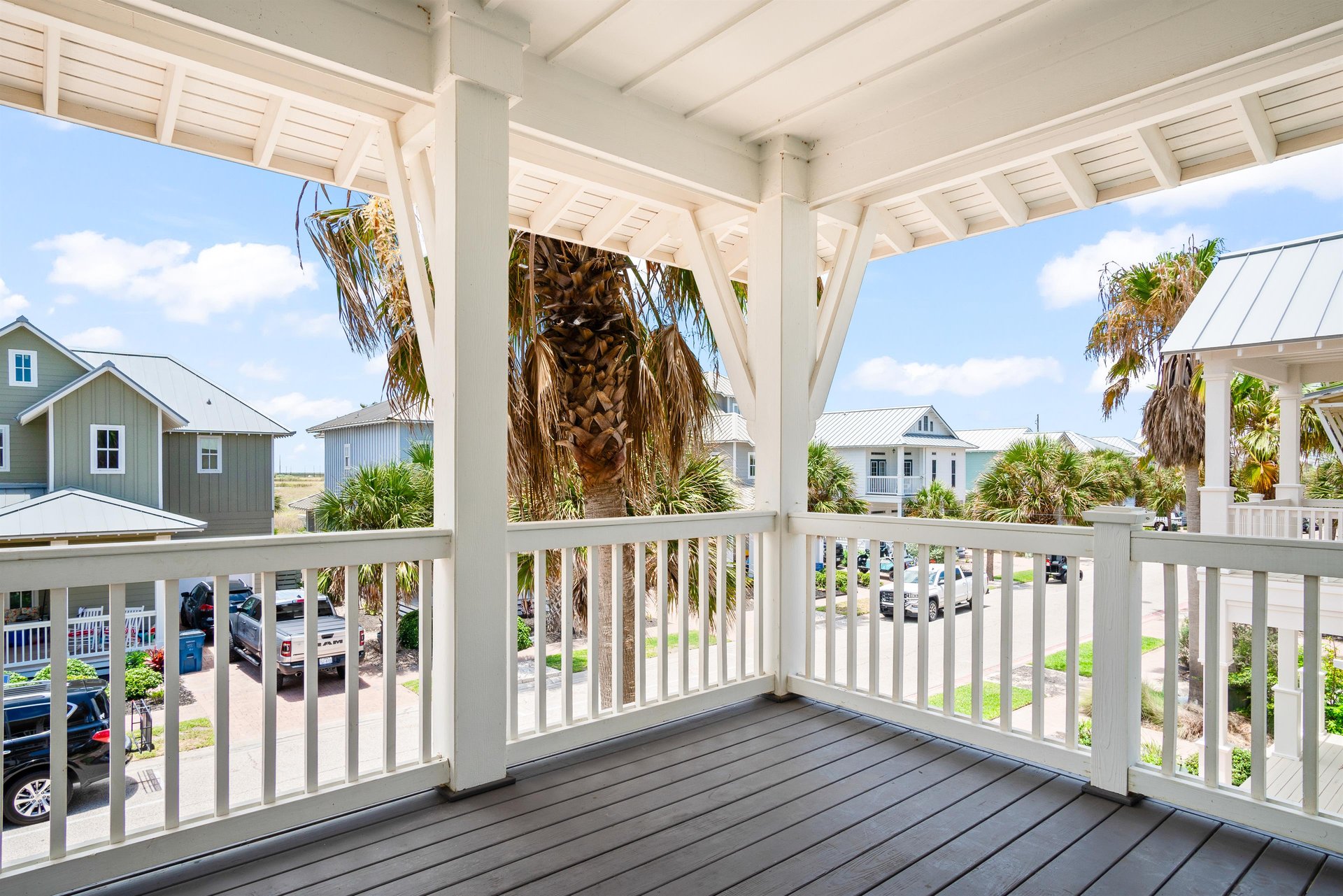 Balcony off Primary King Bedroom, 2nd Floor