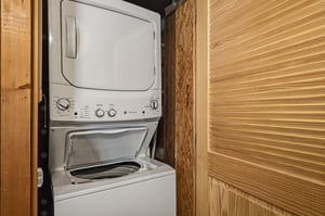Your own inunit washer and dryer make it easy to keep fresh towels and clothes ready throughout your stay.