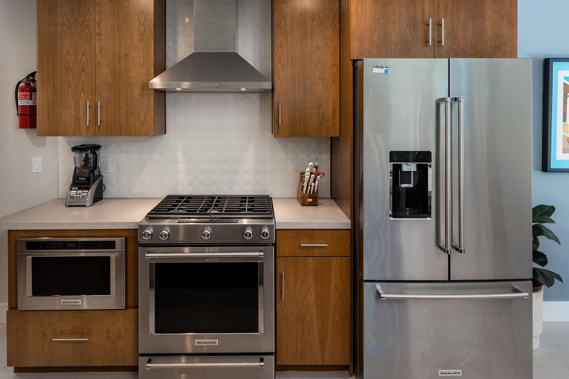 Fully equipped kitchen