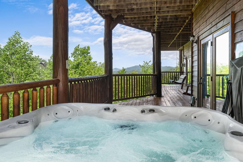 Lower Level DeckHot Tub