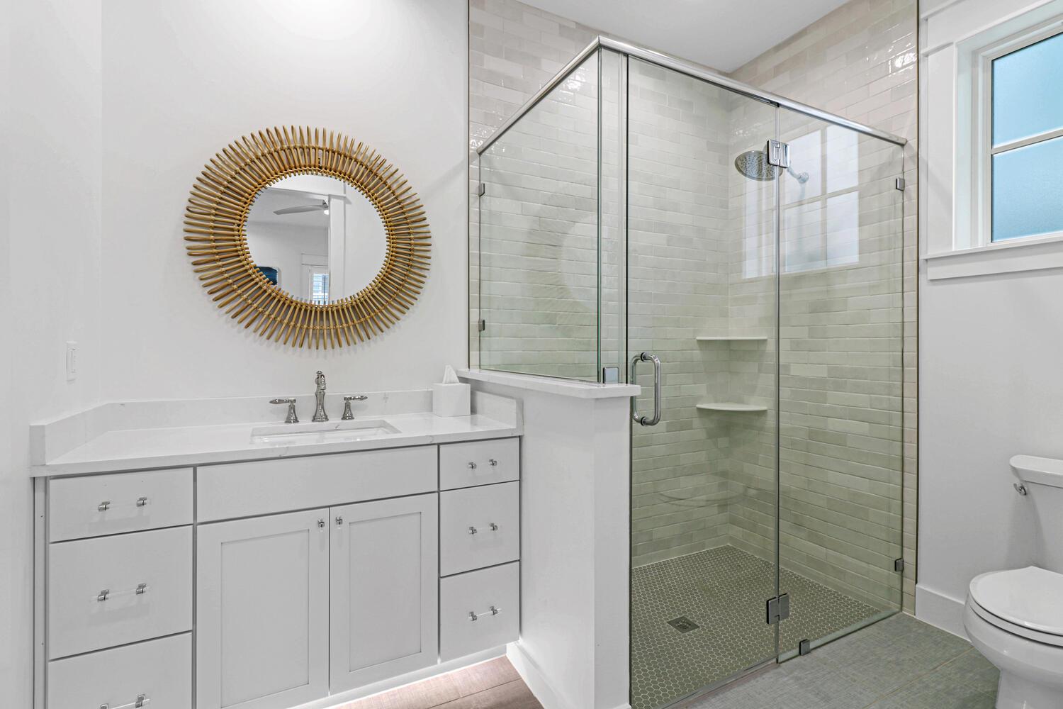 Blue King Suite Bathroom, 1st Floor