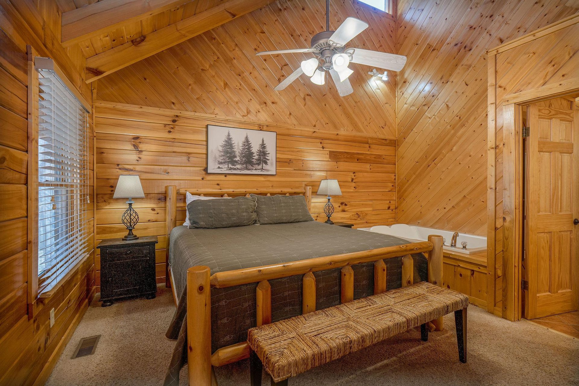 King bed