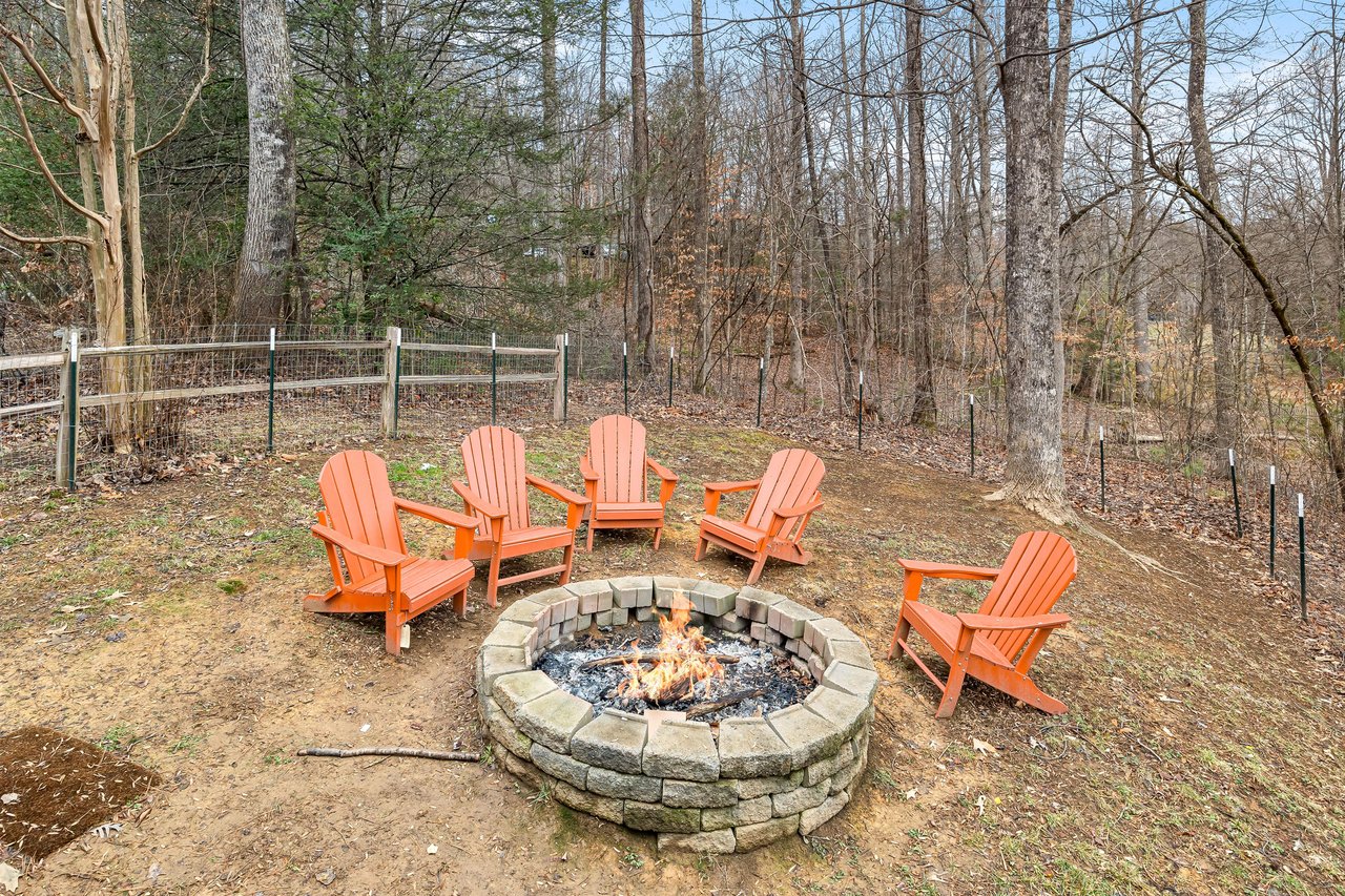 Firepit with seating