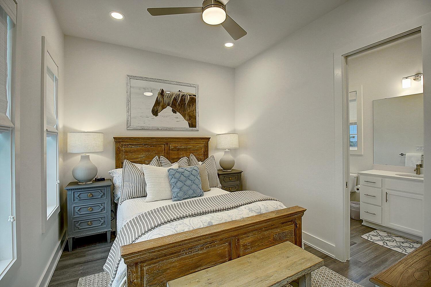 Queen Bedroom with private bathroom, 2nd Floor