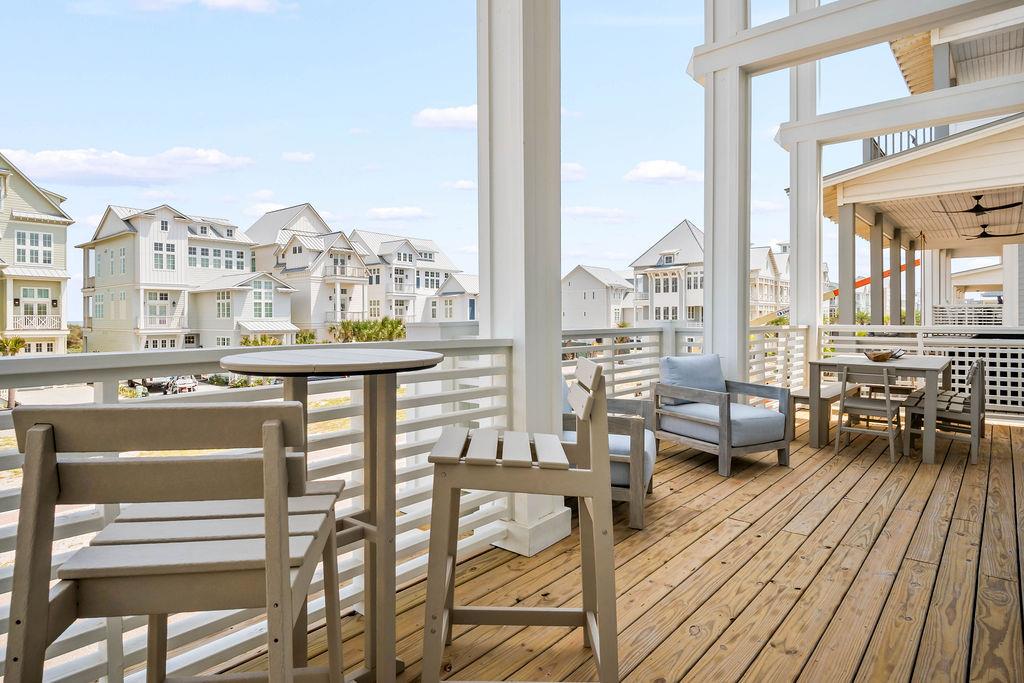 2nd Floor Balcony off Living Room and Kitchen