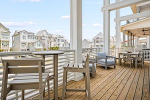 2nd Floor Balcony off Living Room and Kitchen
