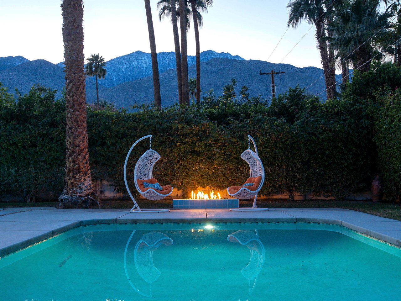 Poolside Firepit