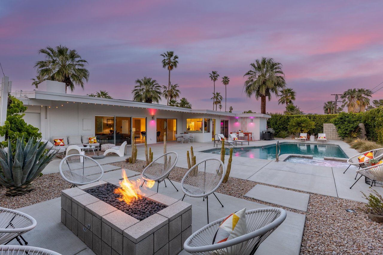 Spend your evenings around the firepit