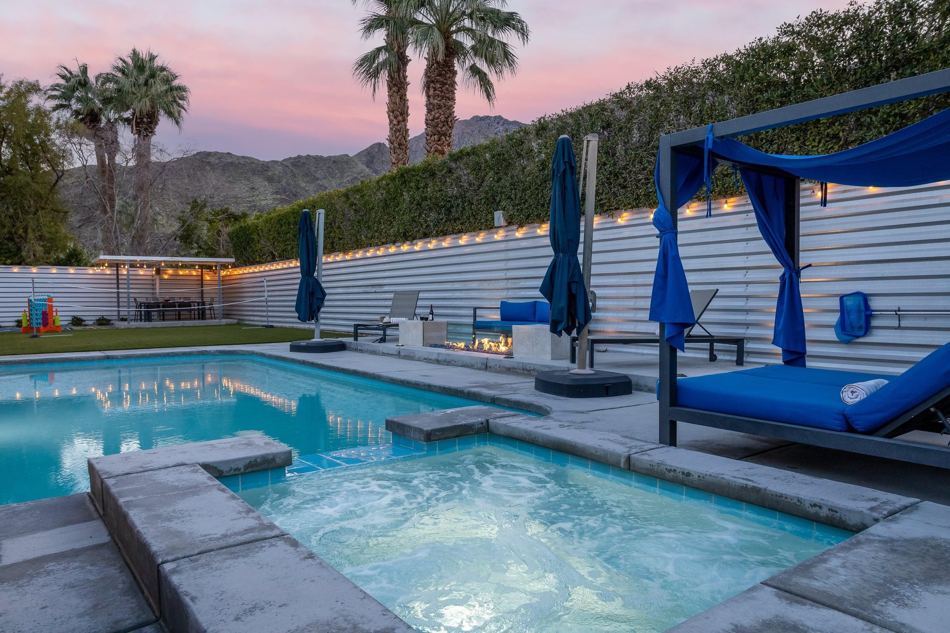 Soak in the spa