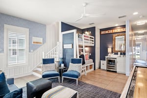 Second Living Space with Twin Bunks, 1st Floor