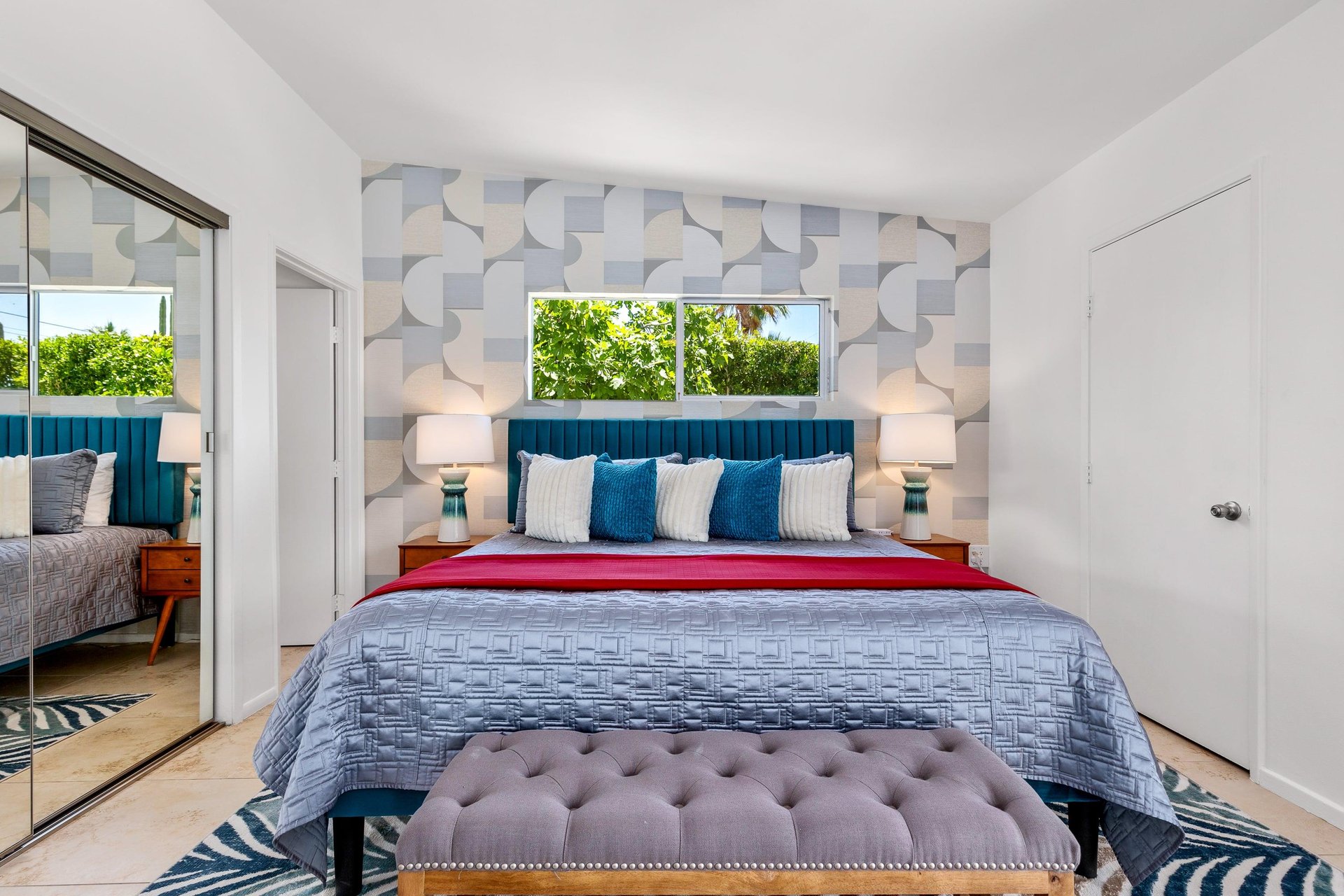 Large plush bed