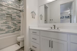 1st Floor Left Bunk Room Bathroom