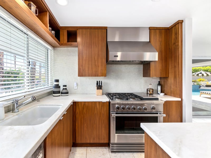 Fully stocked kitchen