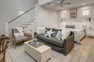 1st Floor, Living and King Bedroom Areas