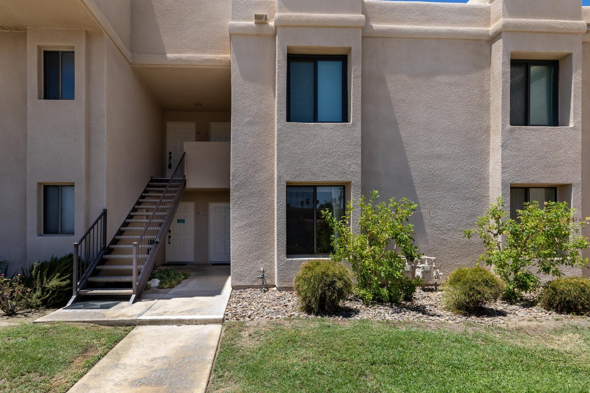 View of exterior of home and front entrance.