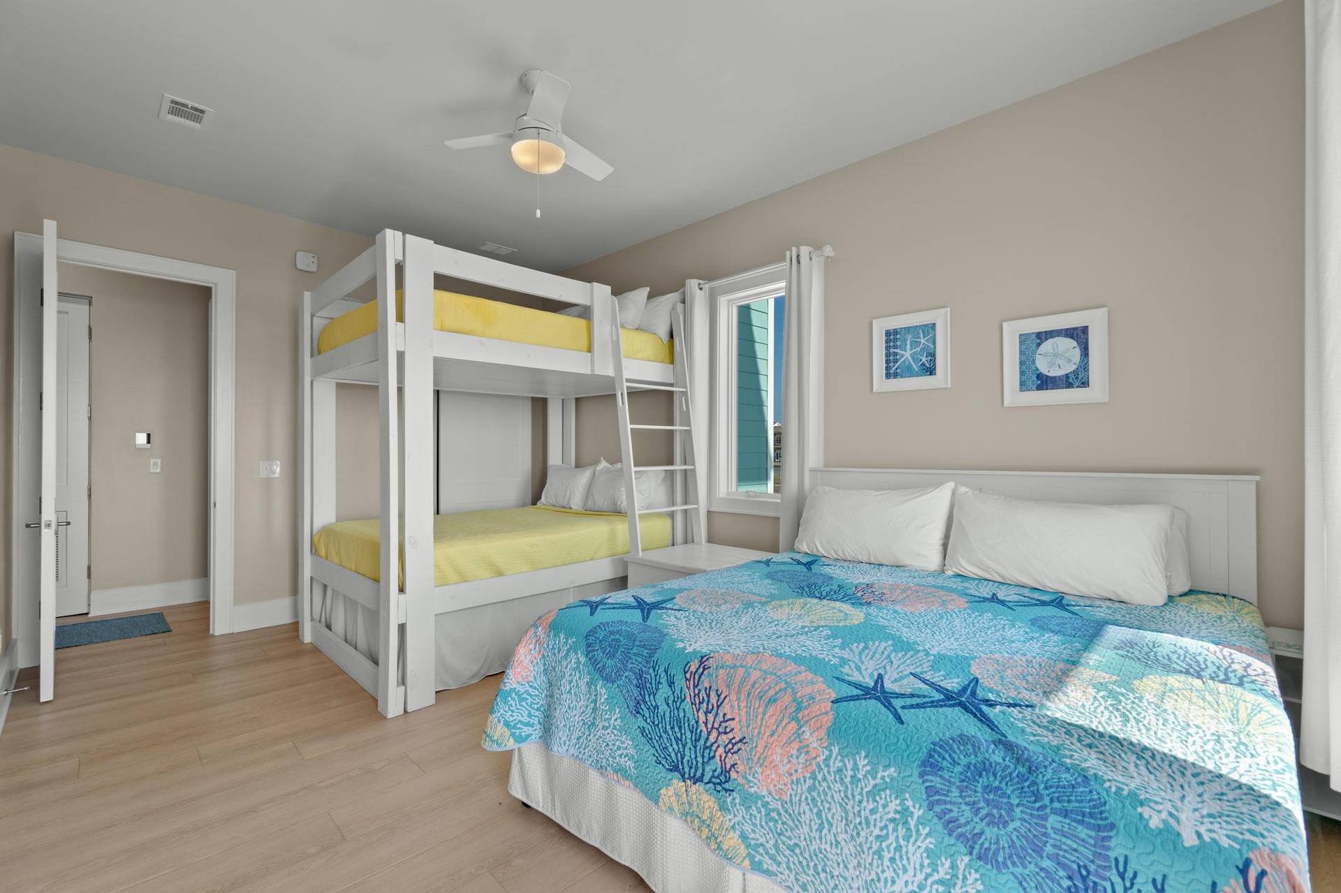Guest Bedroom 2 King  Queen Bunks