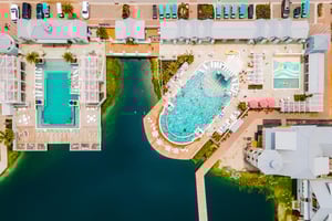 Cabana and Splish Splash Pools, Coastline Grill  Cinnamon Shore