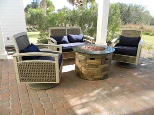 Fire Pit on Patio