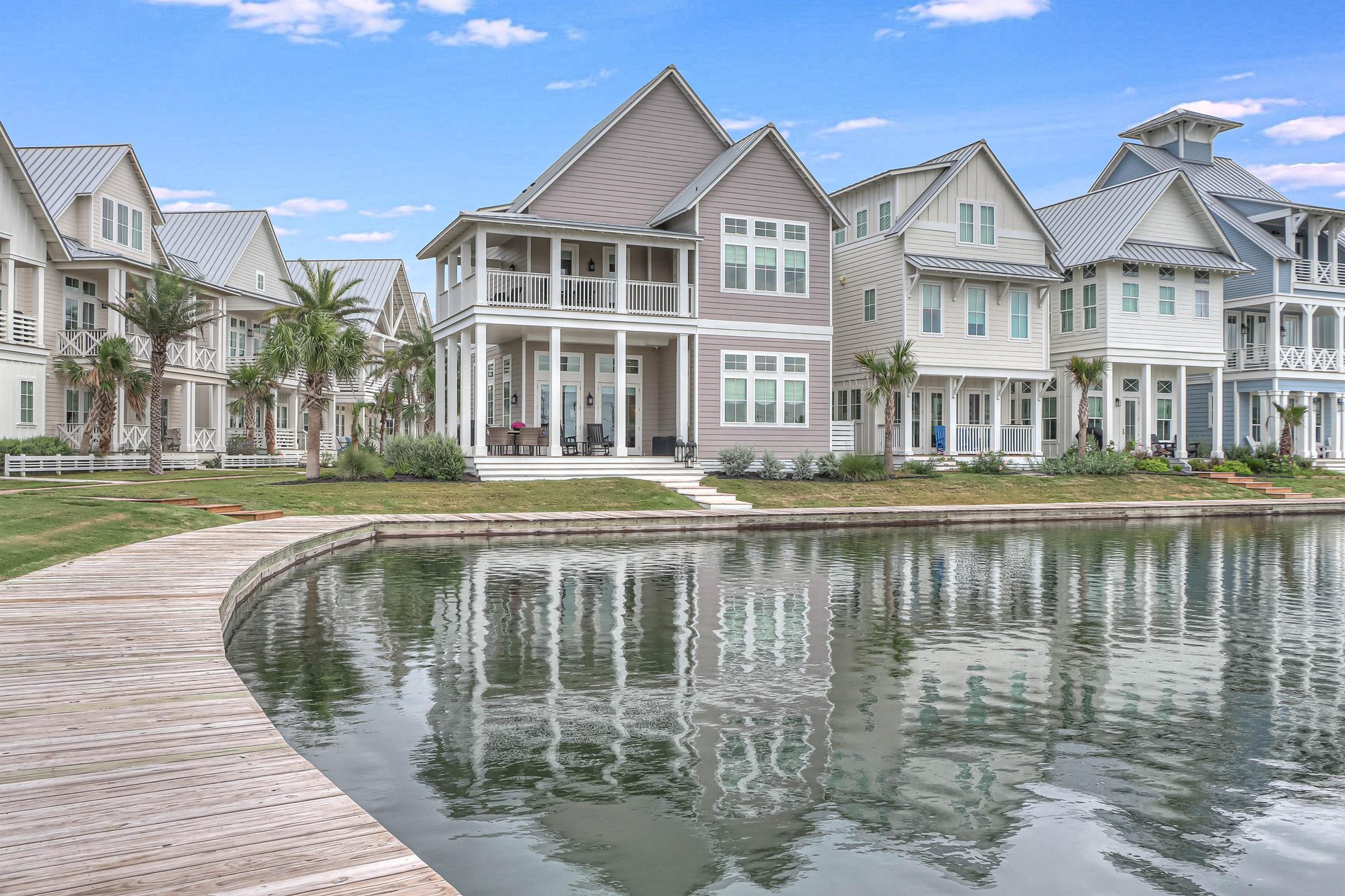 View of 100 Neighborly Across Leisure Lake