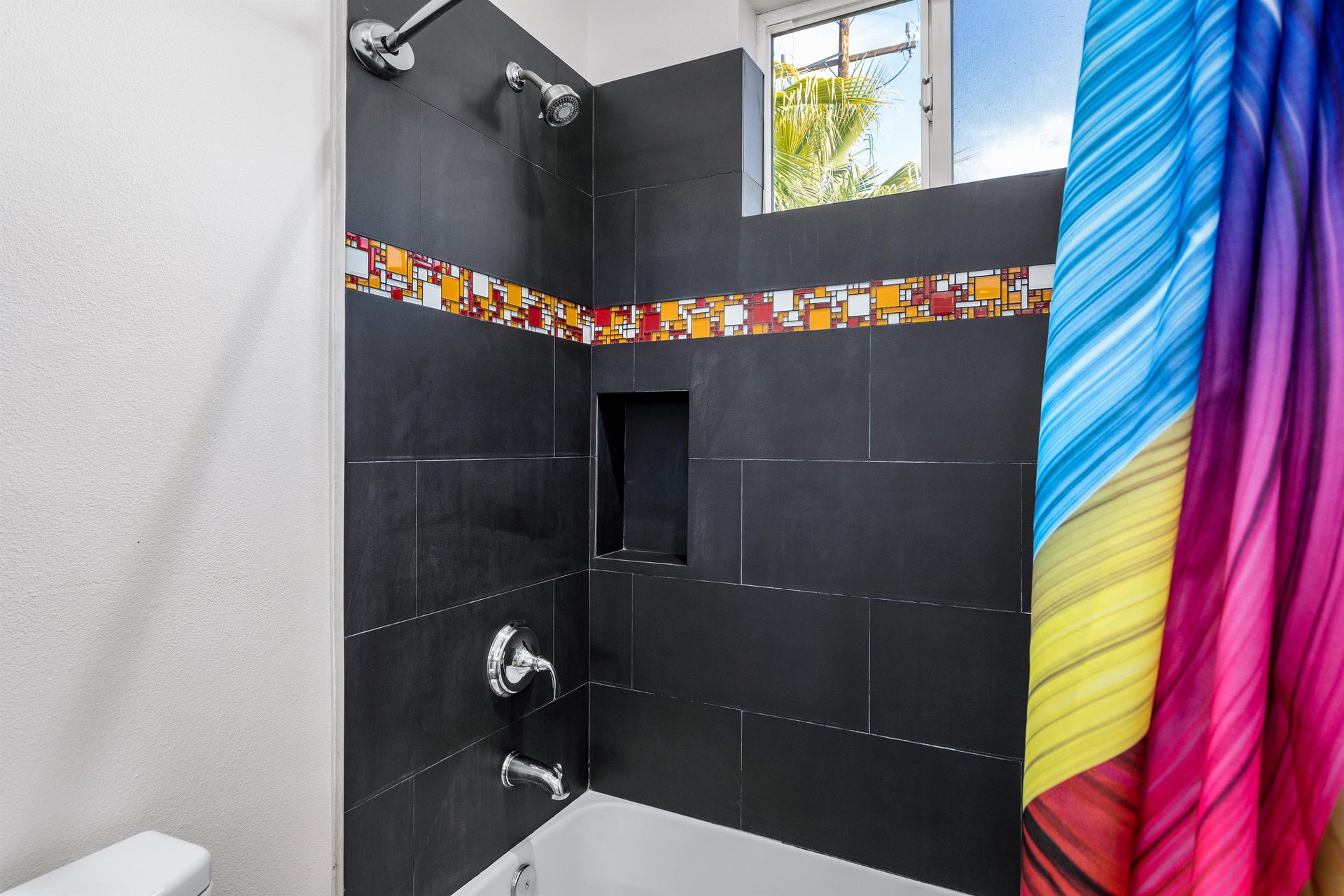 Shower and tub