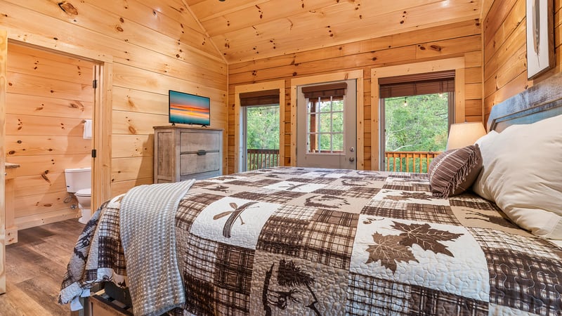 king bed
