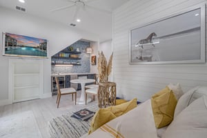 1st Floor Seating Area with Wet Bar