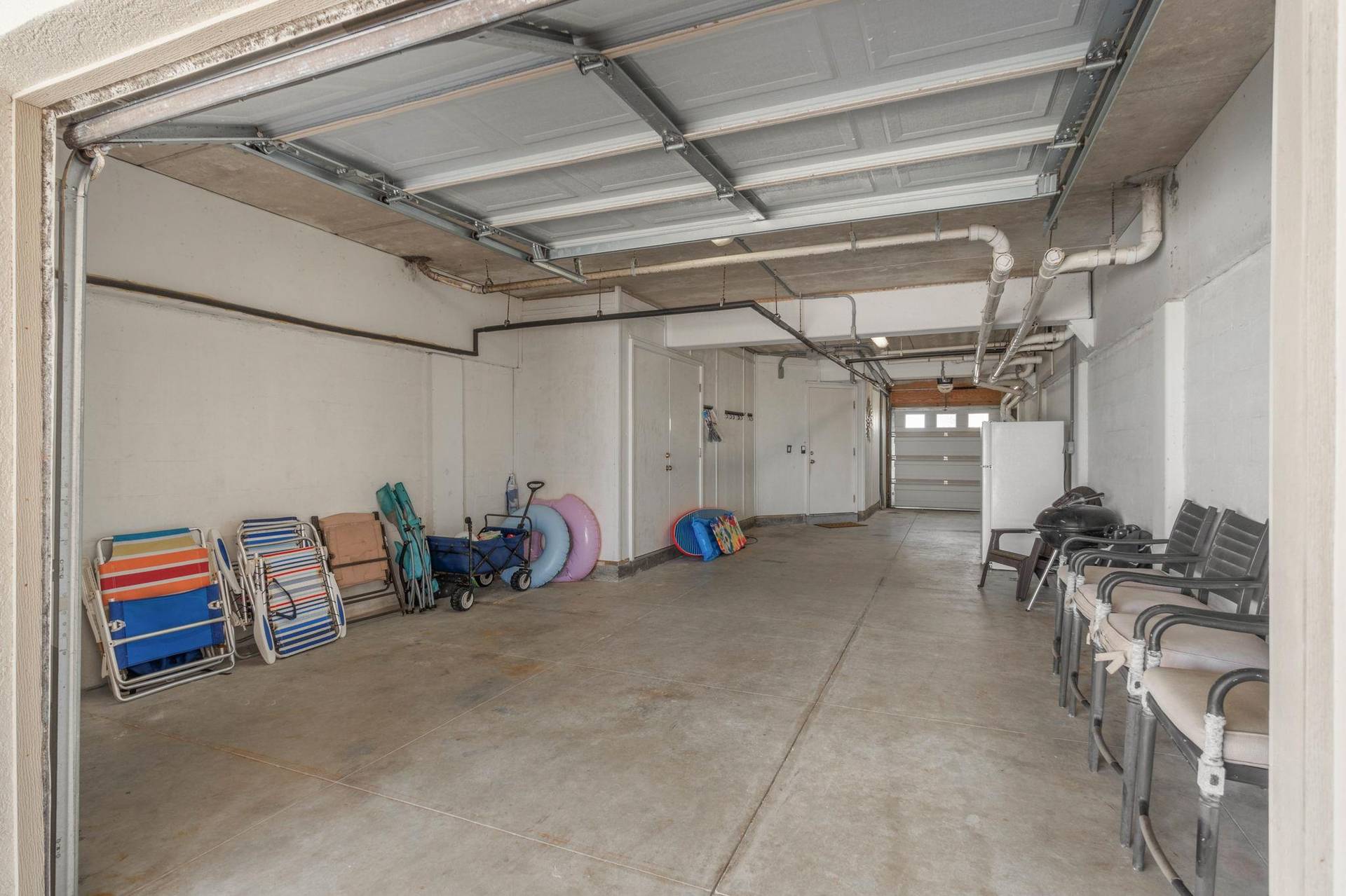 Garage With Extra Fridge