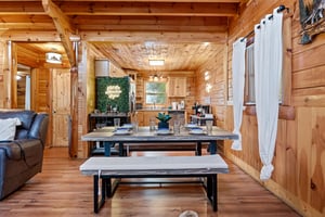 Indoor dining picnic table