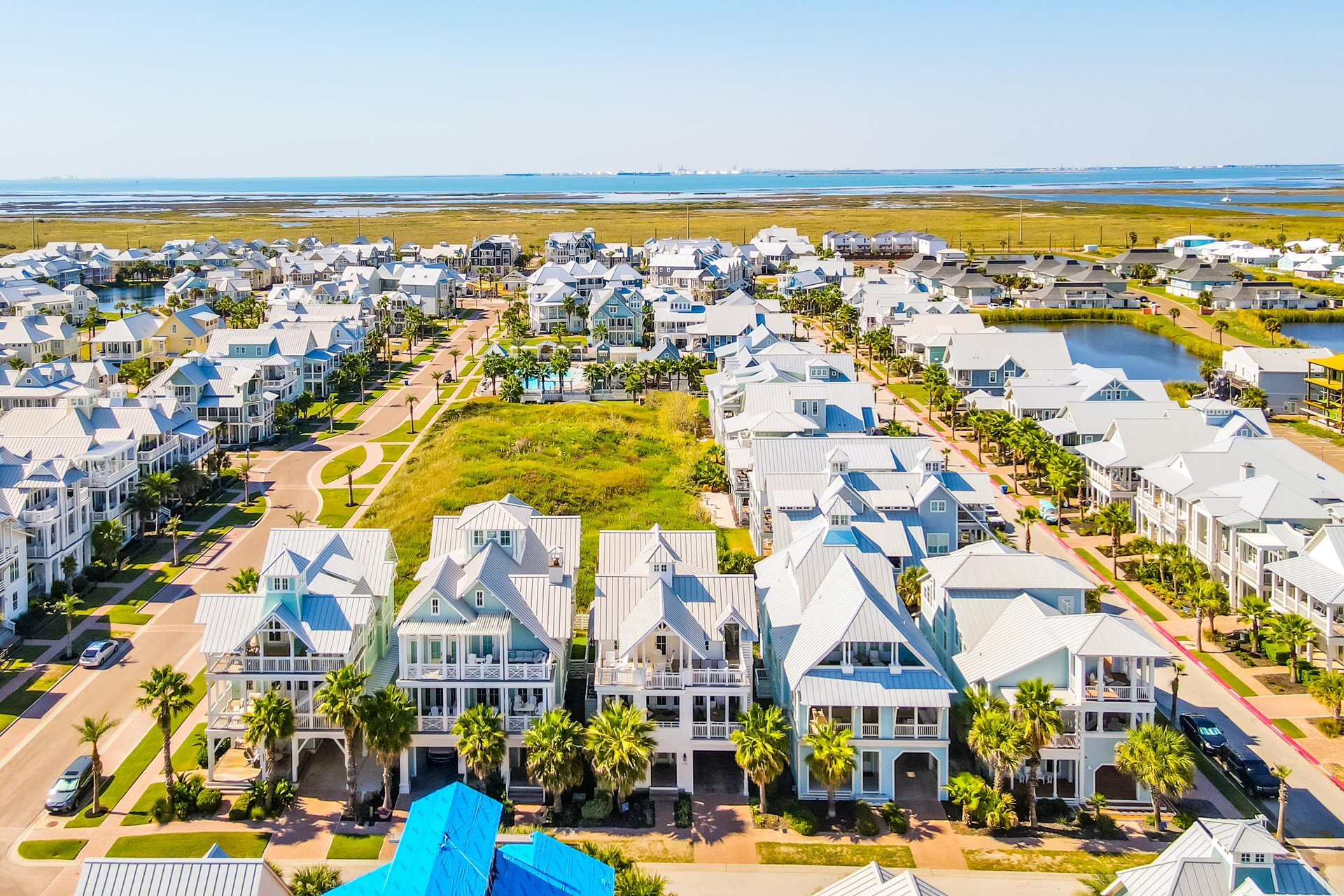 Aerial View From Beach