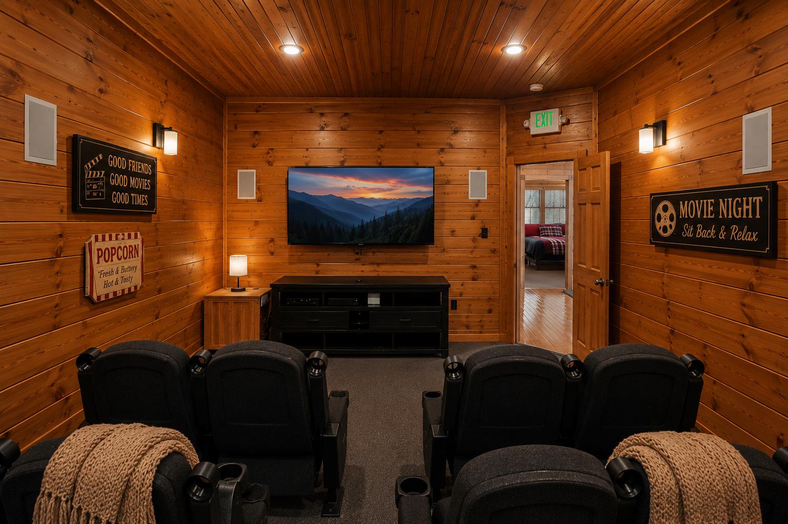 Private Home Theater  Ready for a movie night