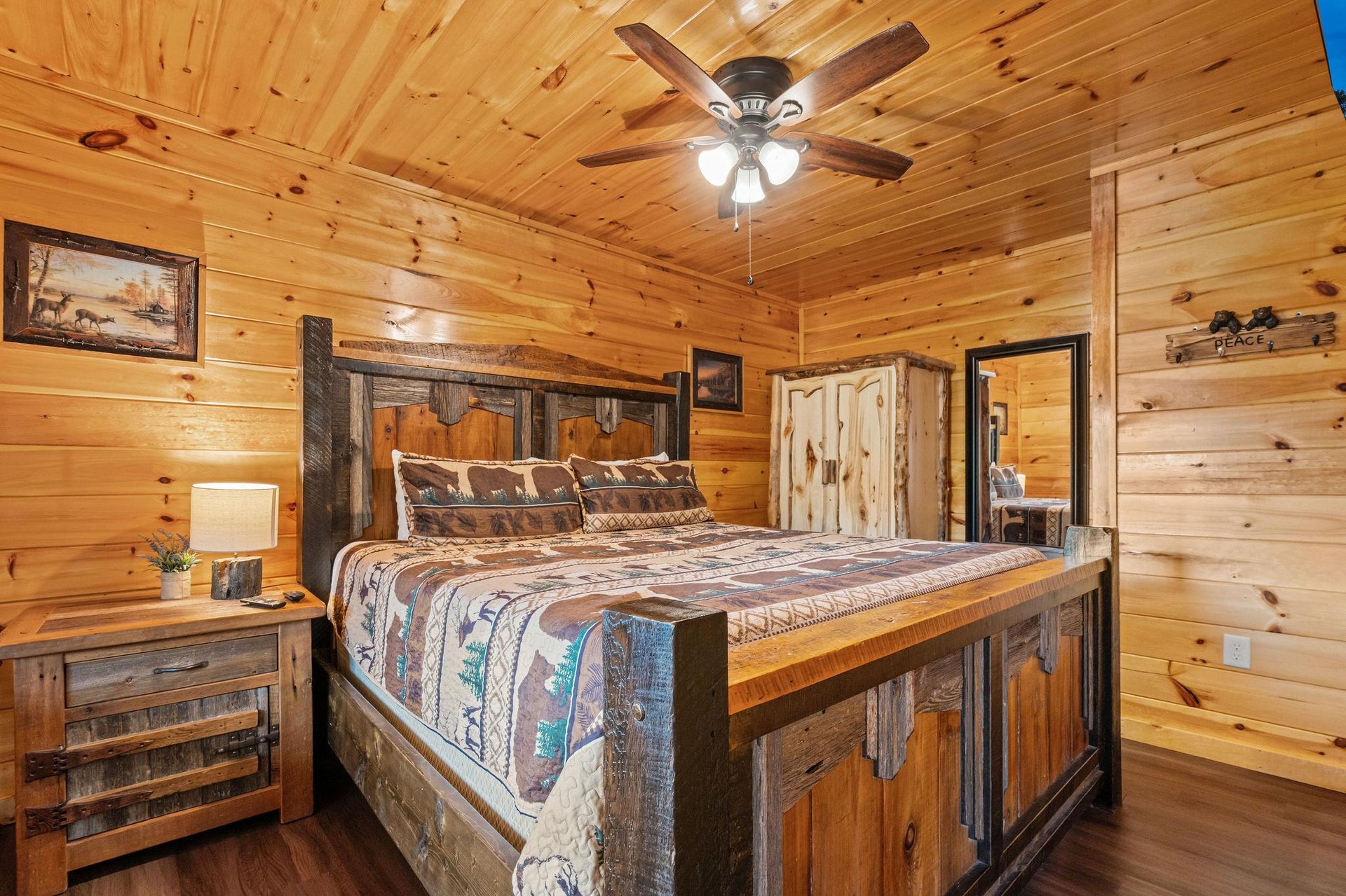 King bed