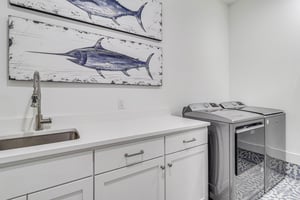 Laundry Room with Garage Access, 1st Floor