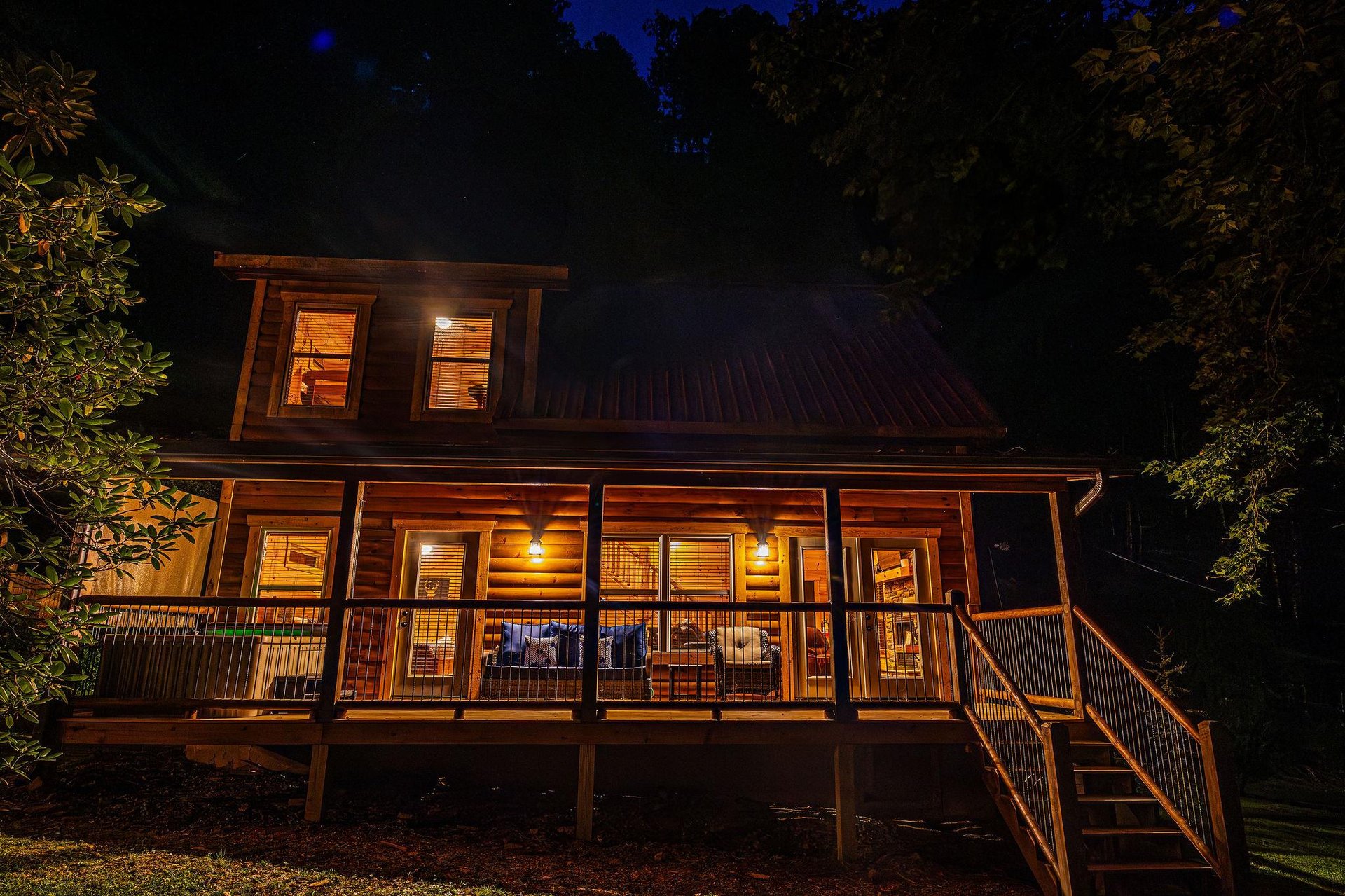 Creekside Dream night view