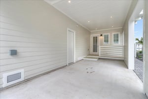 Carport  Back Entrance