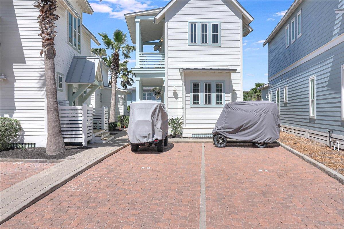 Assigned Parking Area Beside Cottage