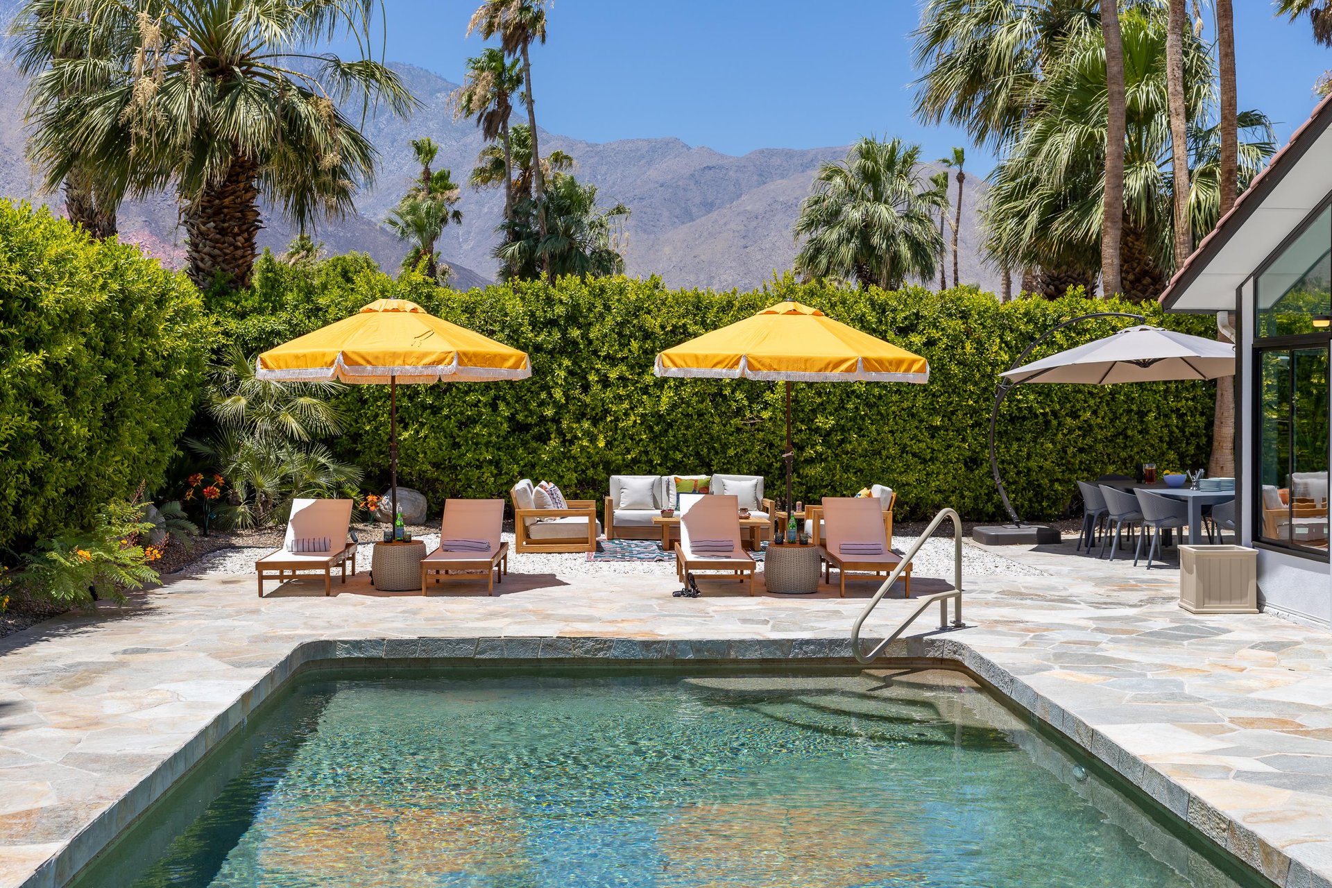 Bask in the warm sunshine