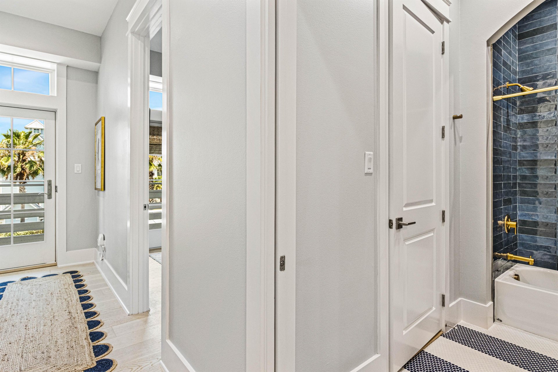 Hallway Leading to BedroomBathroom