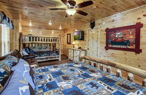 King Bed and Bunks