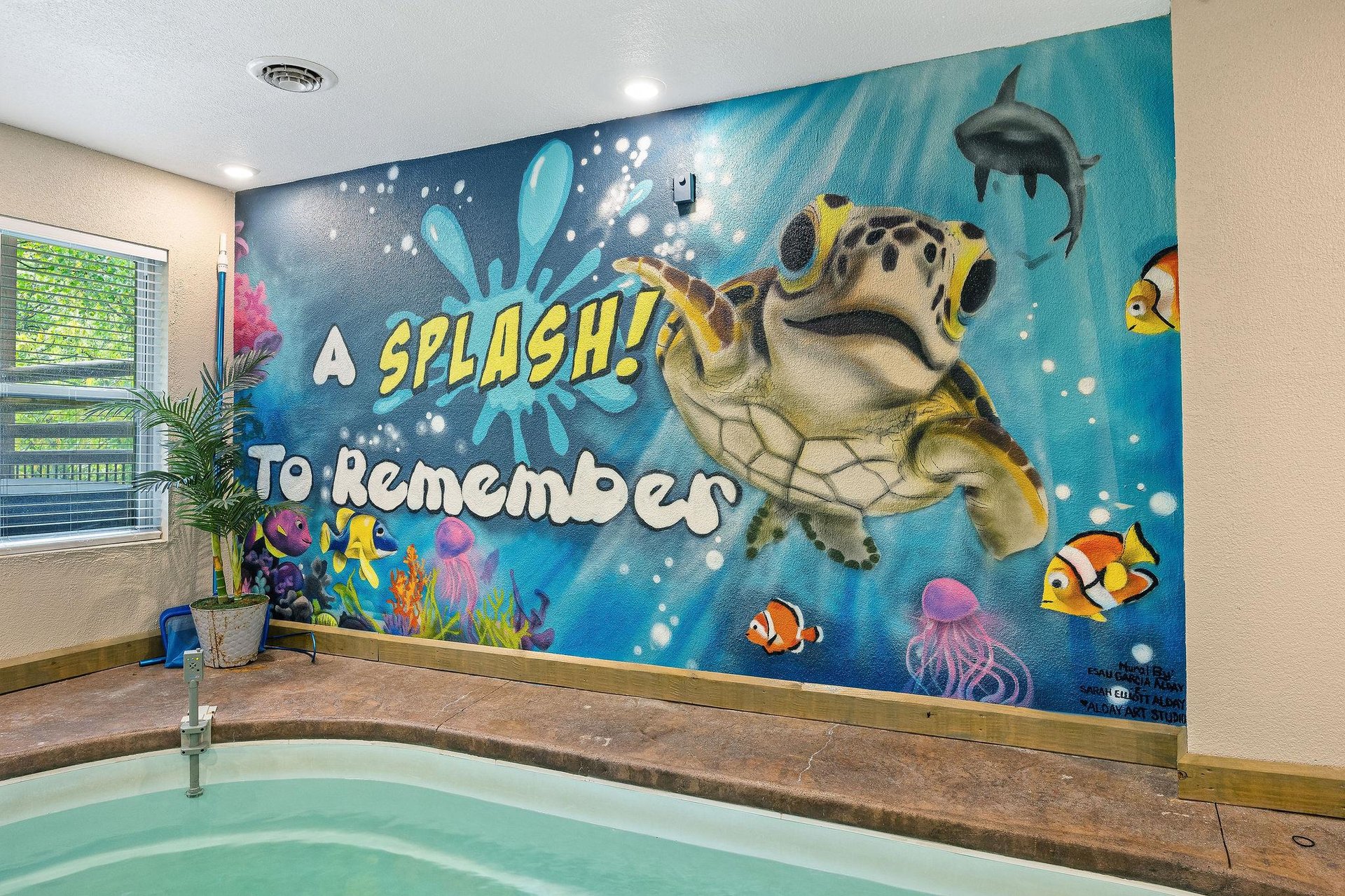 indoor pool room